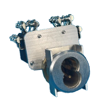 ICYA04W4 6 SPDT (On)-(On) 2 o'clock/10 o'clock CW/CCW Spring Assist Return